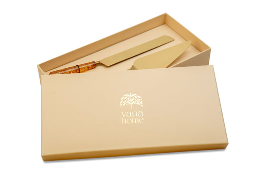 Auric Cake Server Set